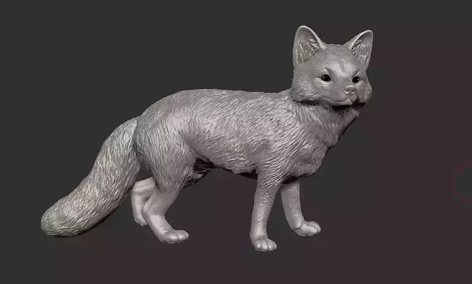 Japanese FOX - 04 Kitsune Statue