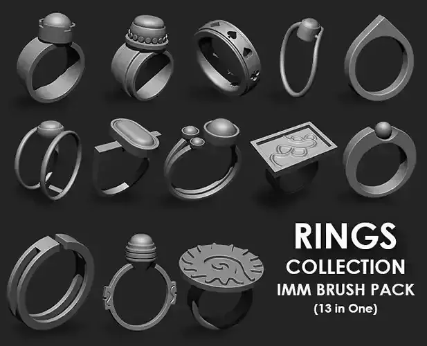 Rings Collection IMM Brush Pack 13 in One