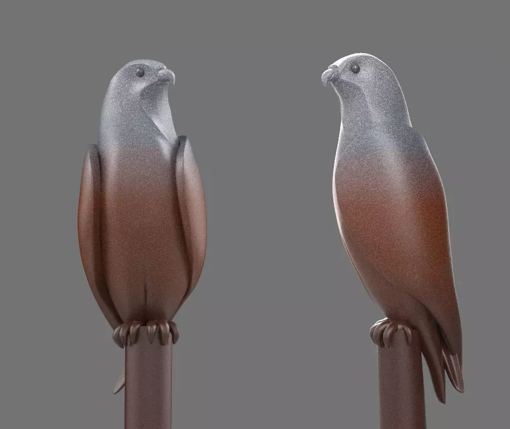 Falcon Minimal Sculpture 3D Print 3D print model_0