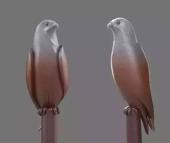 Falcon Minimal Sculpture 3D Print