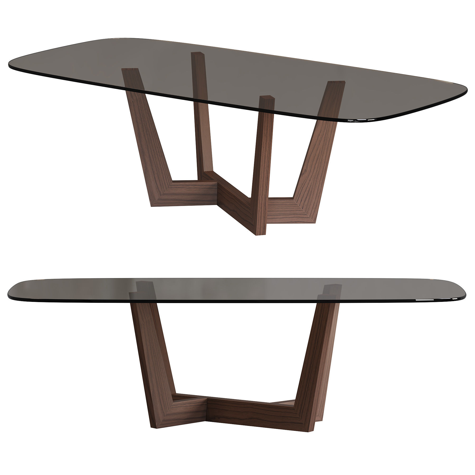 Art table by bonaldo 3D model_1
