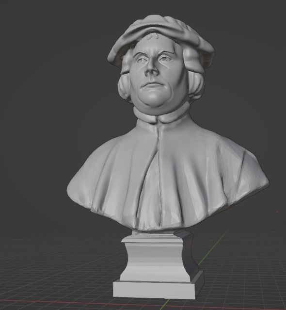 Martin Luther 3D print model
