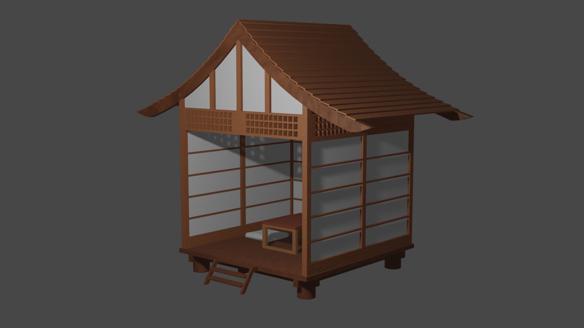 Japanese Building 3D model_8