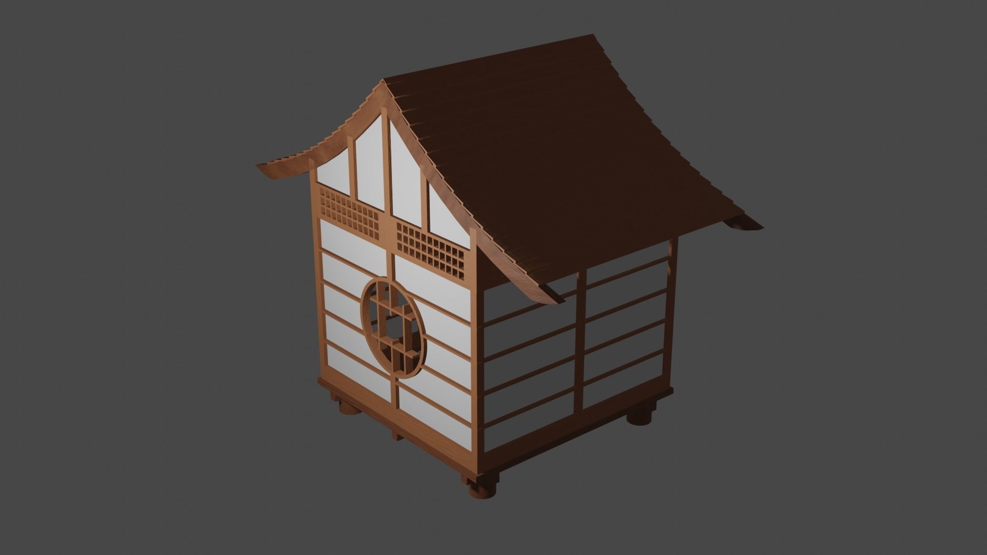 Japanese Building 3D model_3