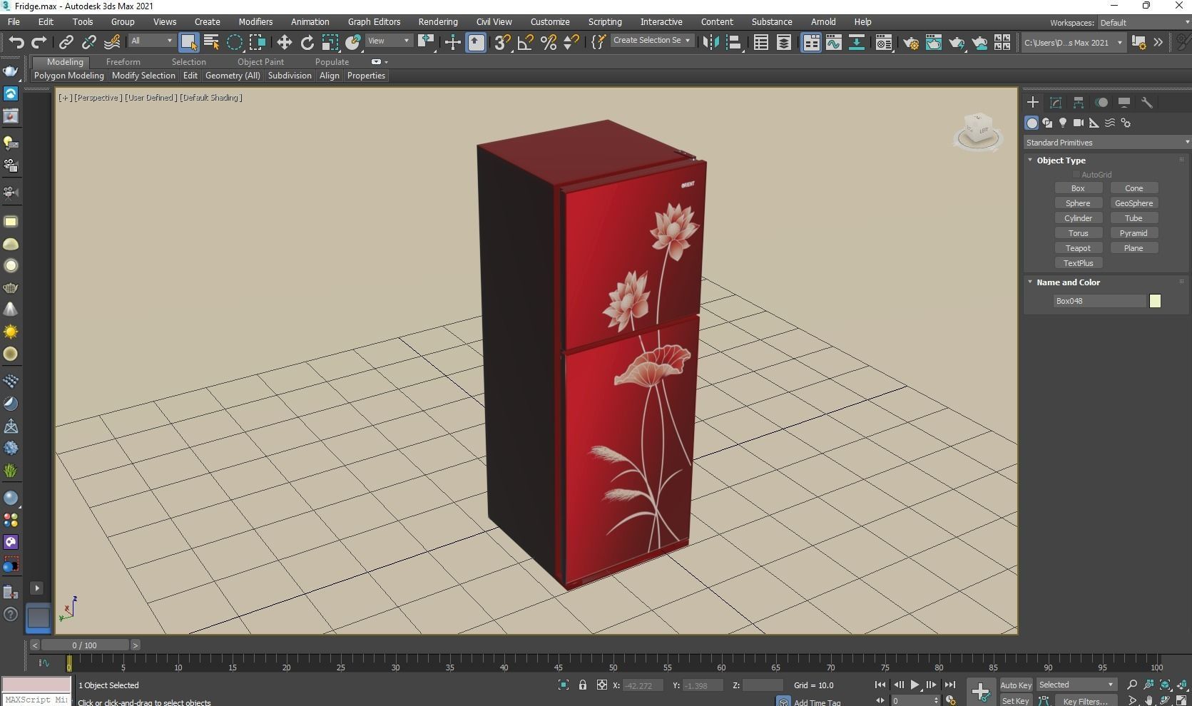 Fridge Orient  3D model_29