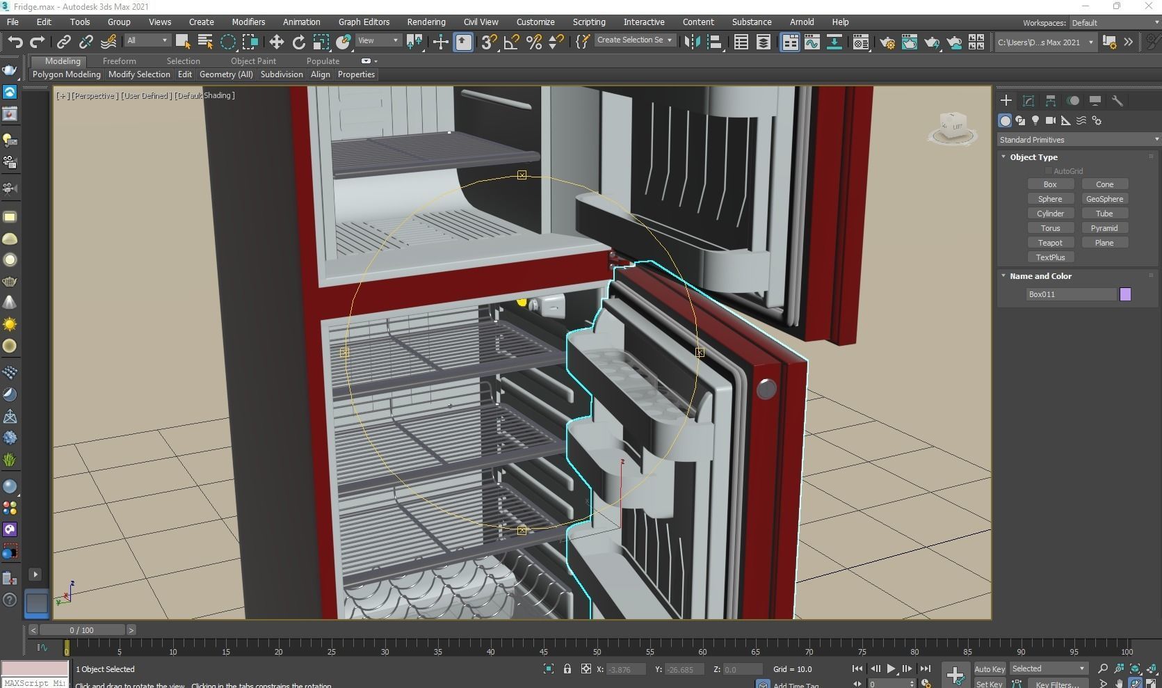 Fridge Orient  3D model_9