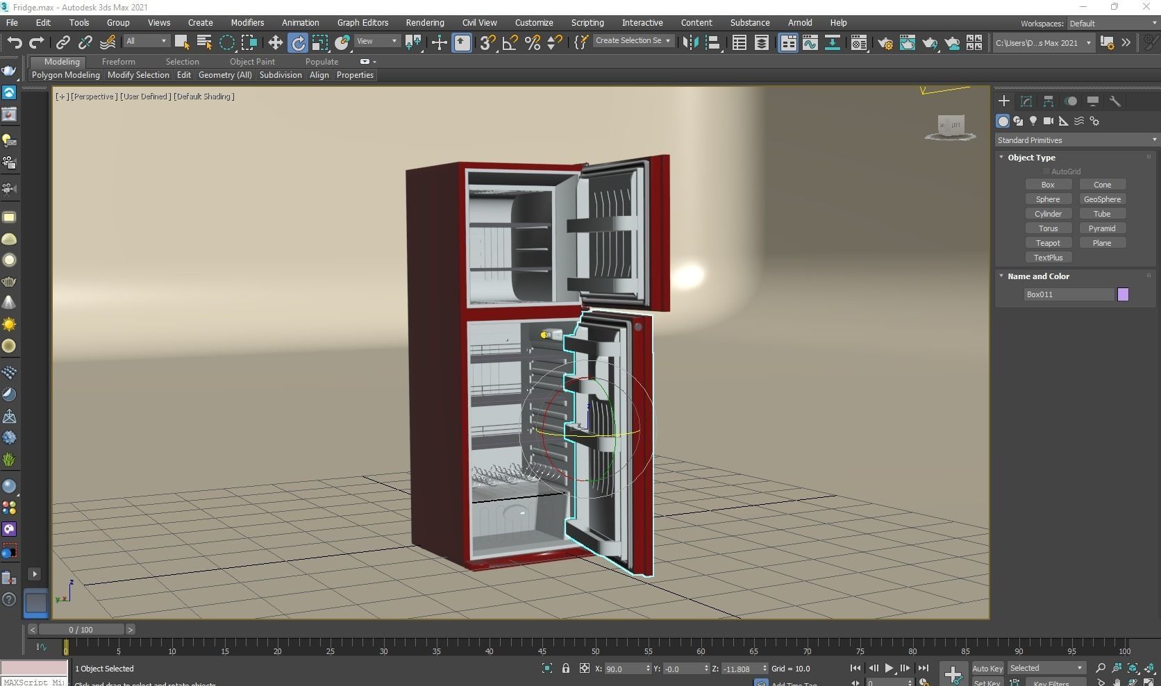Fridge Orient  3D model_10