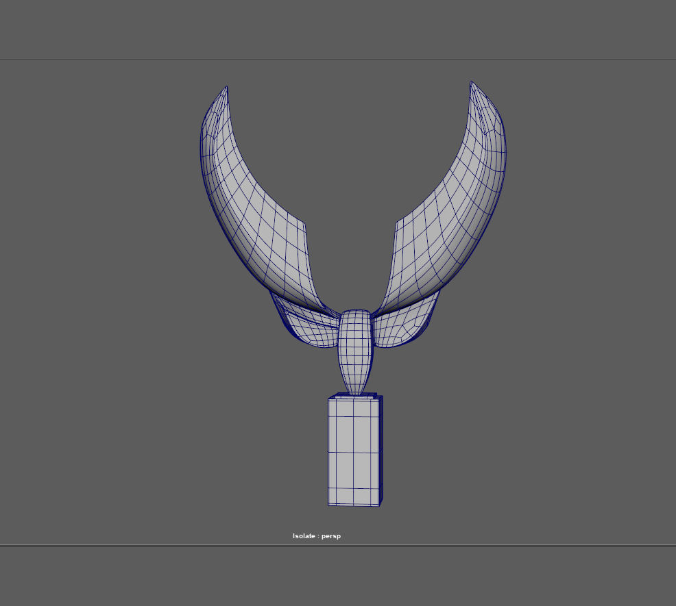 Falcon Minimal Abstract 3D print model_7