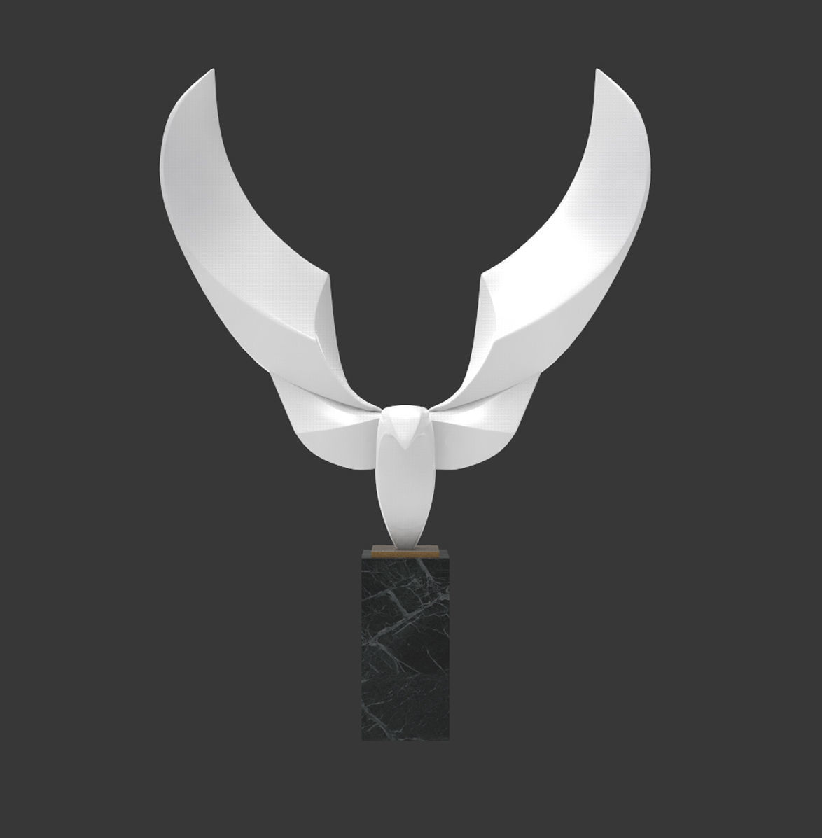 Falcon Minimal Abstract 3D print model_1