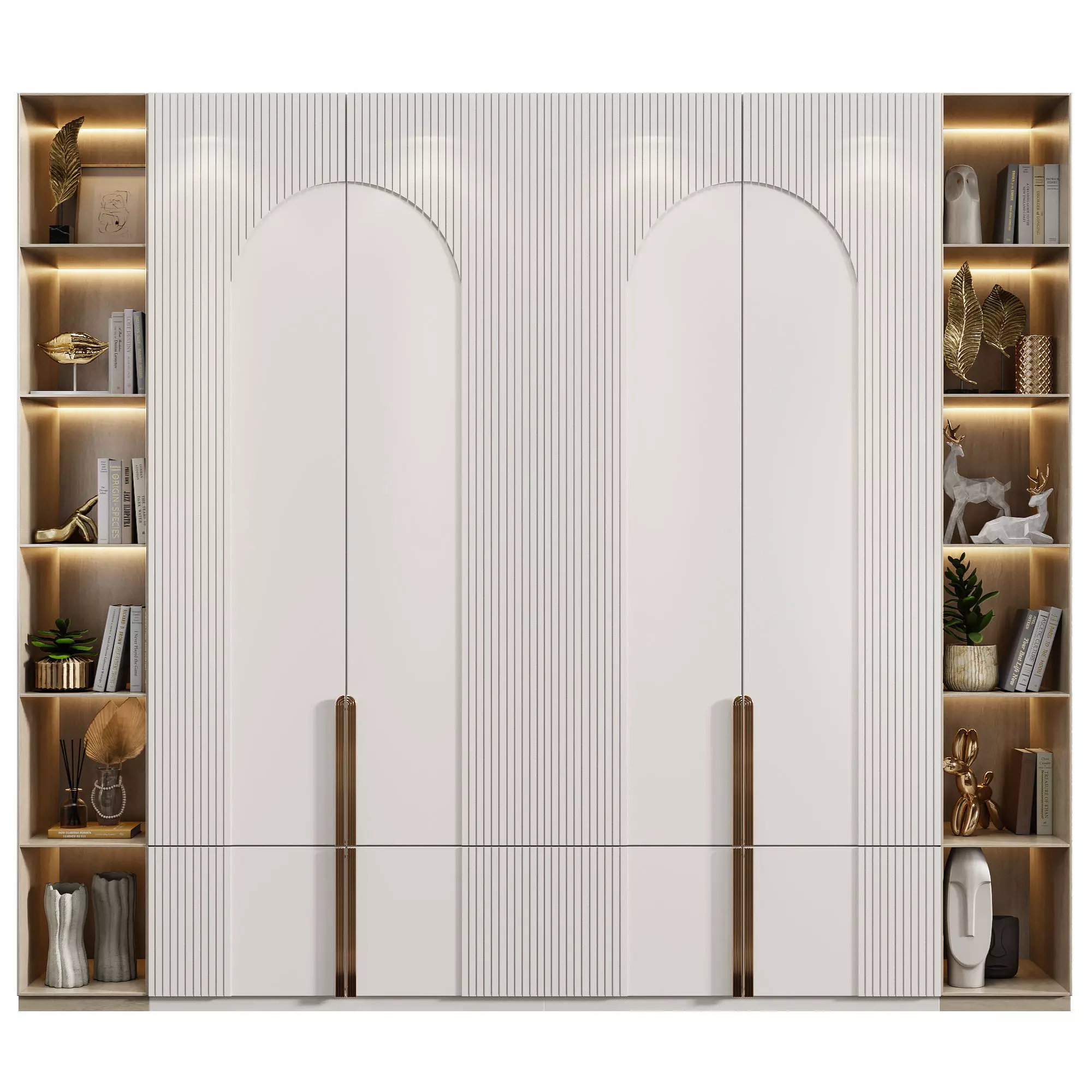 Neoclassical wardrobe 11 3D model_0