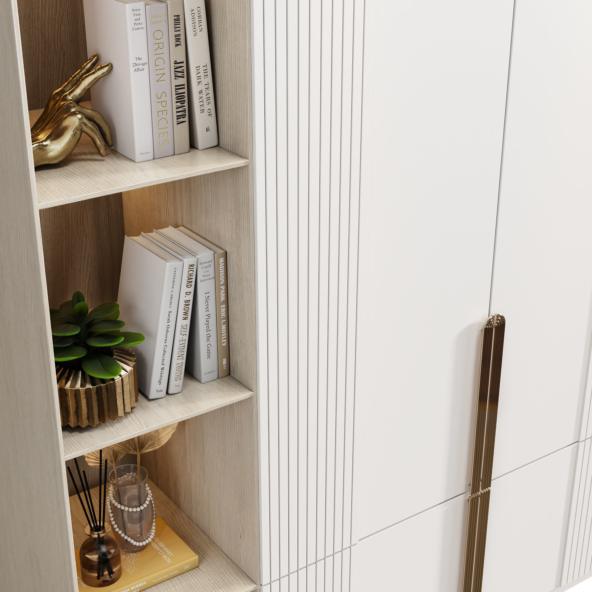 Neoclassical wardrobe 11 3D model_2