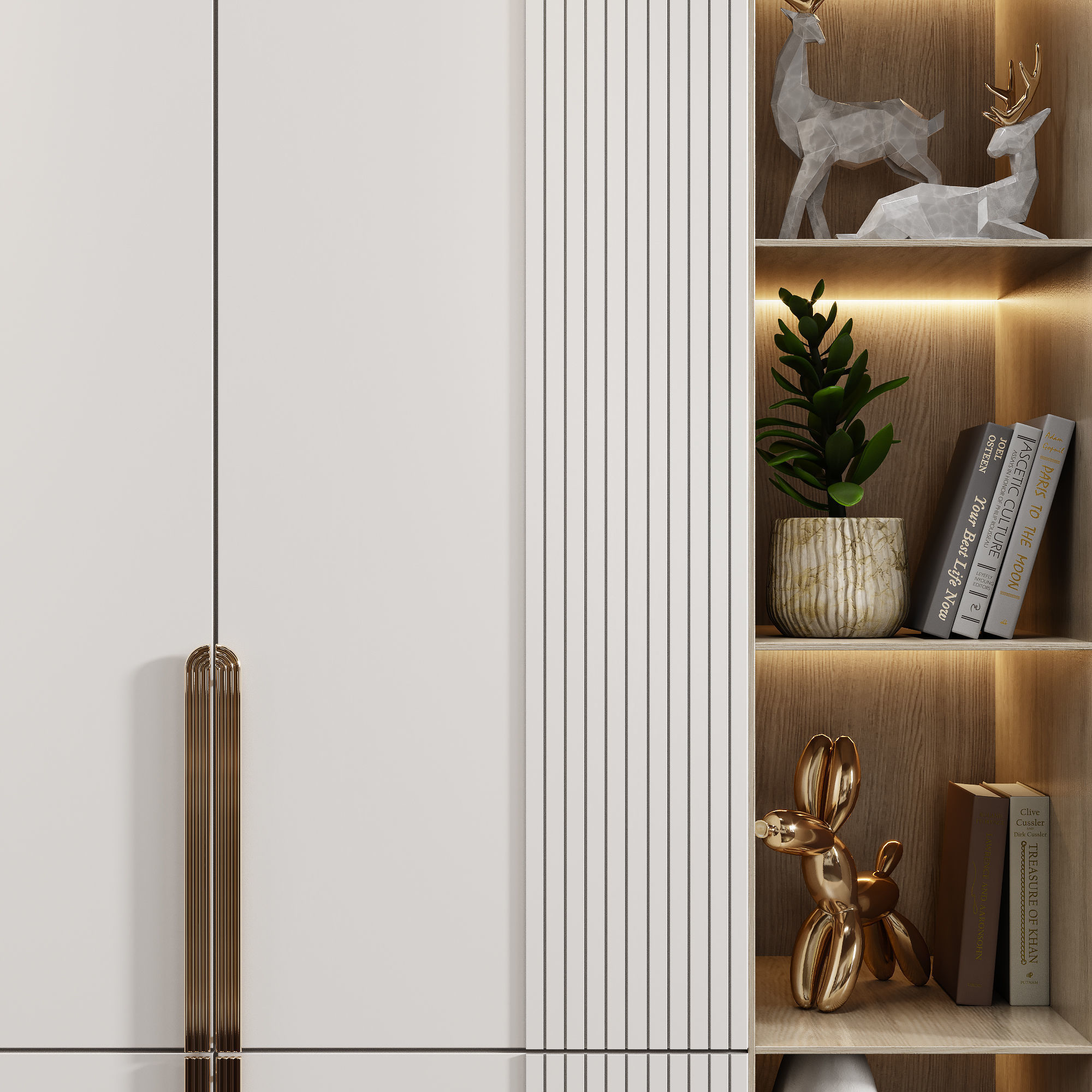 Neoclassical wardrobe 11 3D model_1