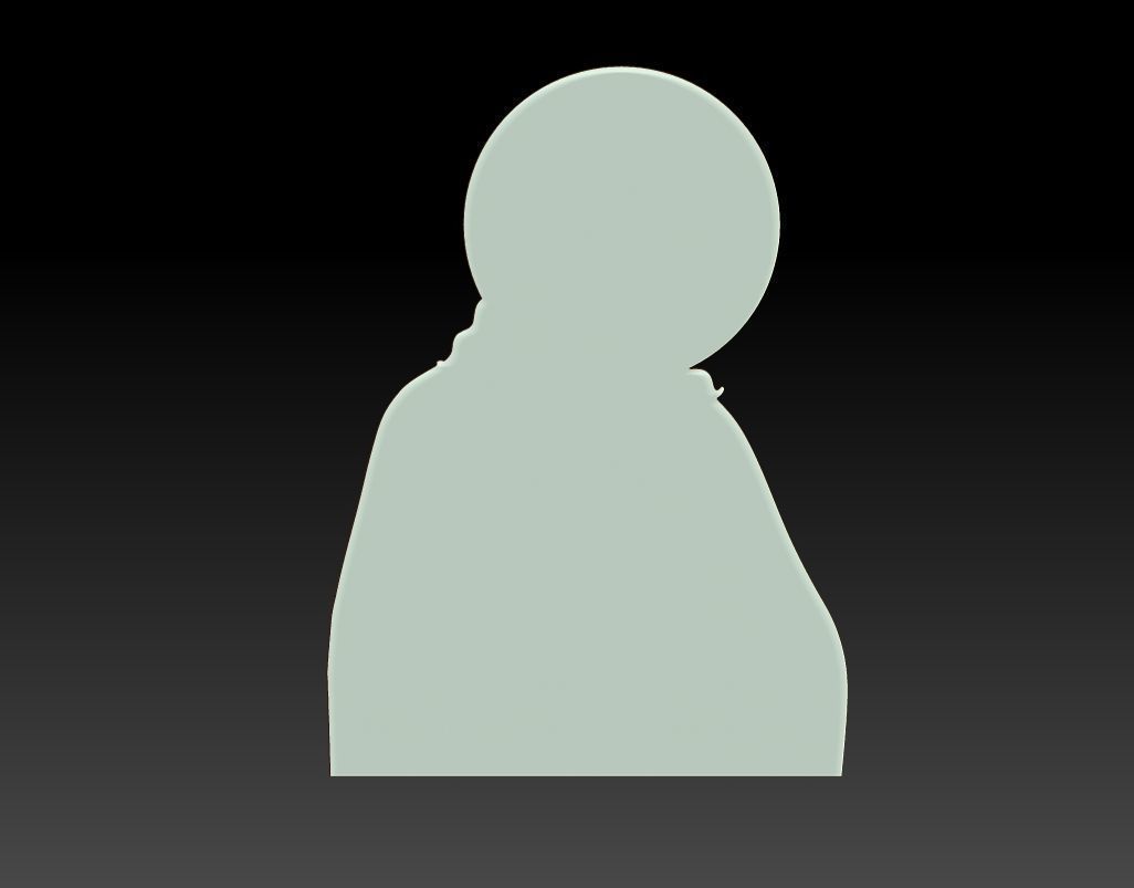 Sacred Heart of Jesus 2 3D print model_7