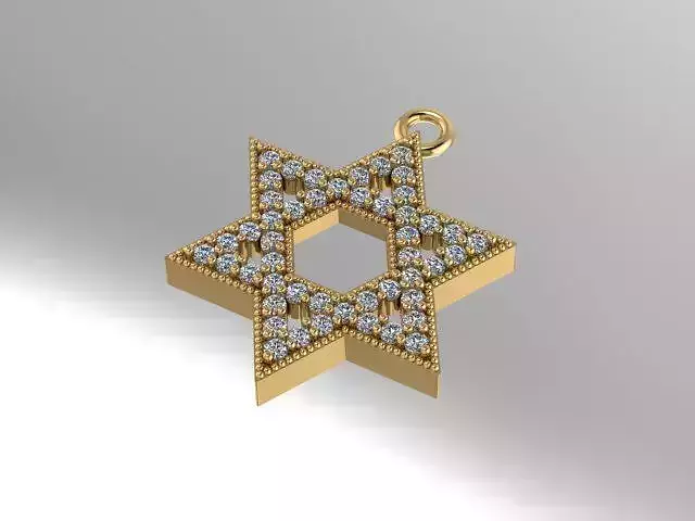 David Star pendant 356