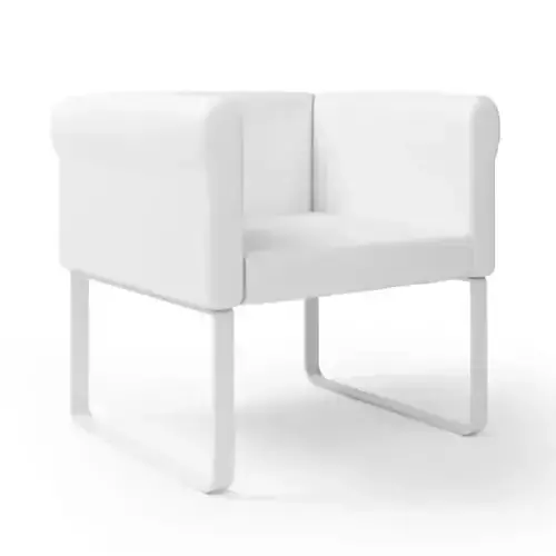 White High Armchair