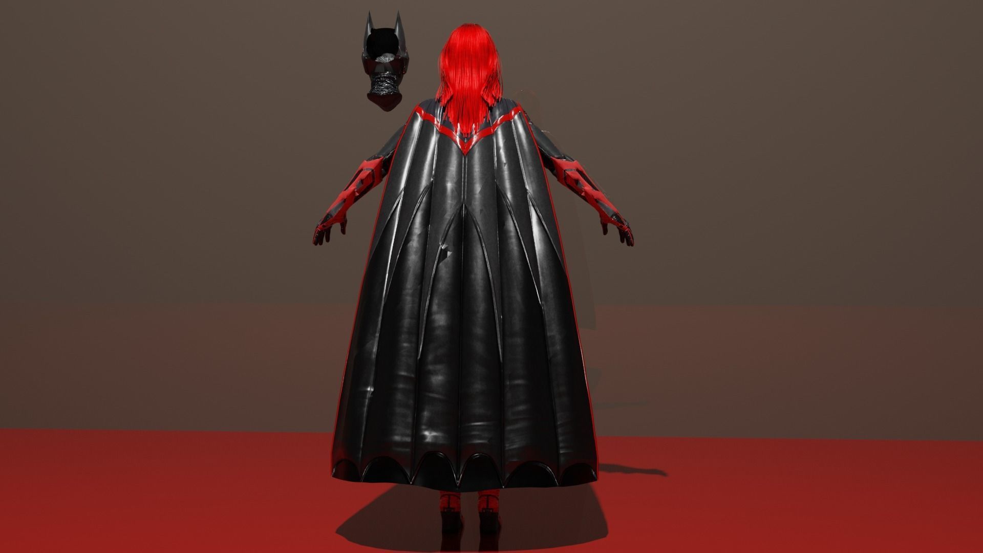 Bat Women 3D model_4