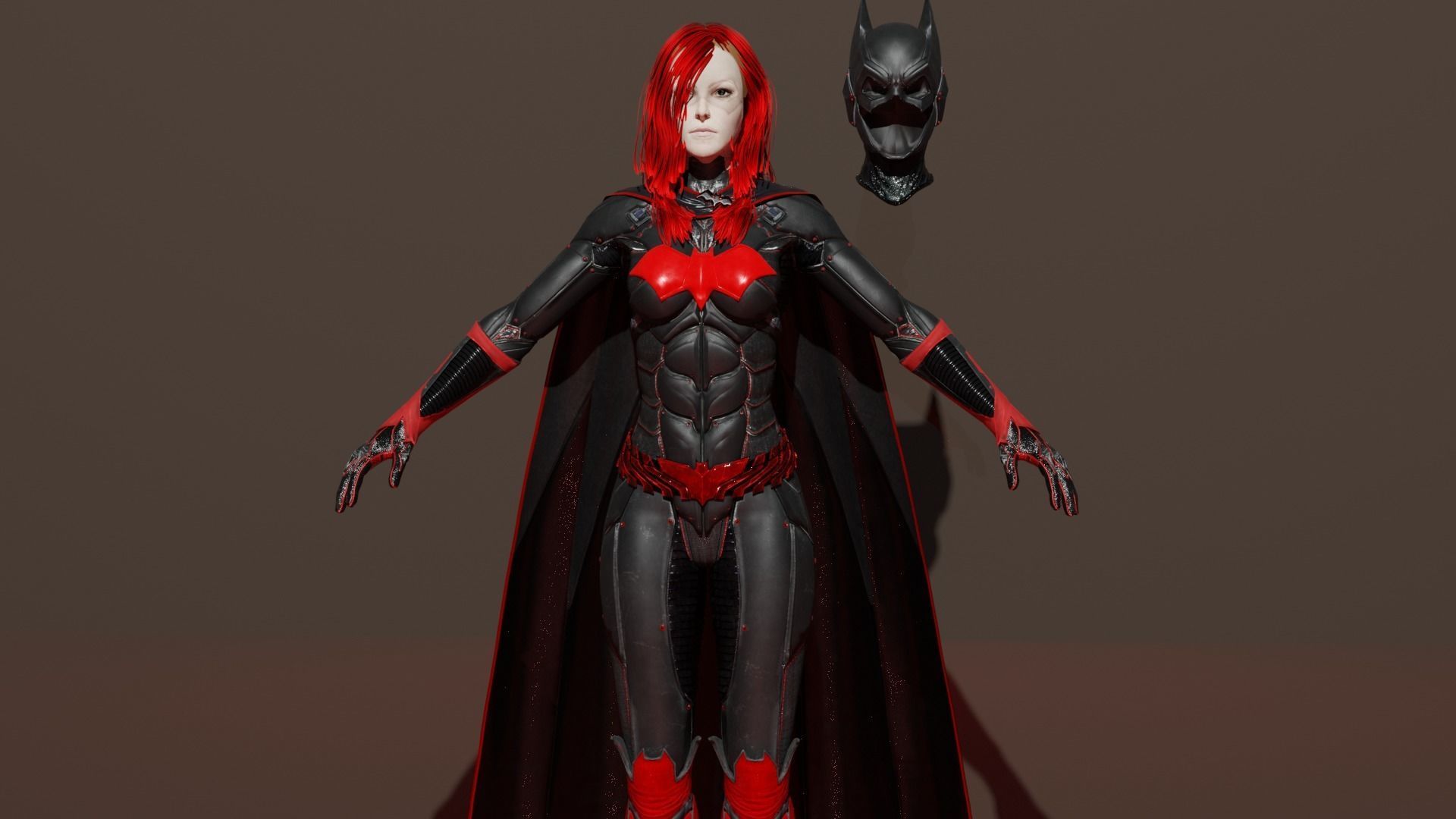 Bat Women 3D model_1