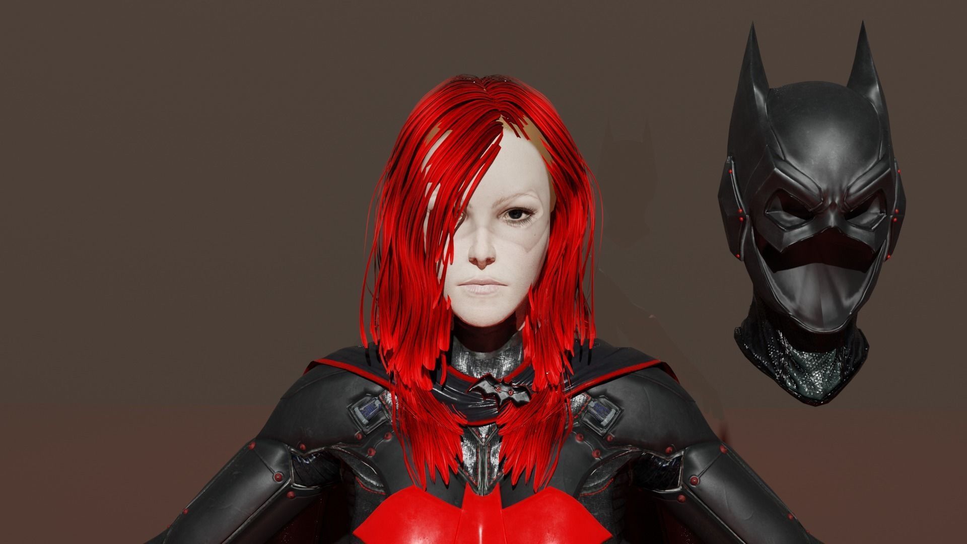 Bat Women 3D model_3