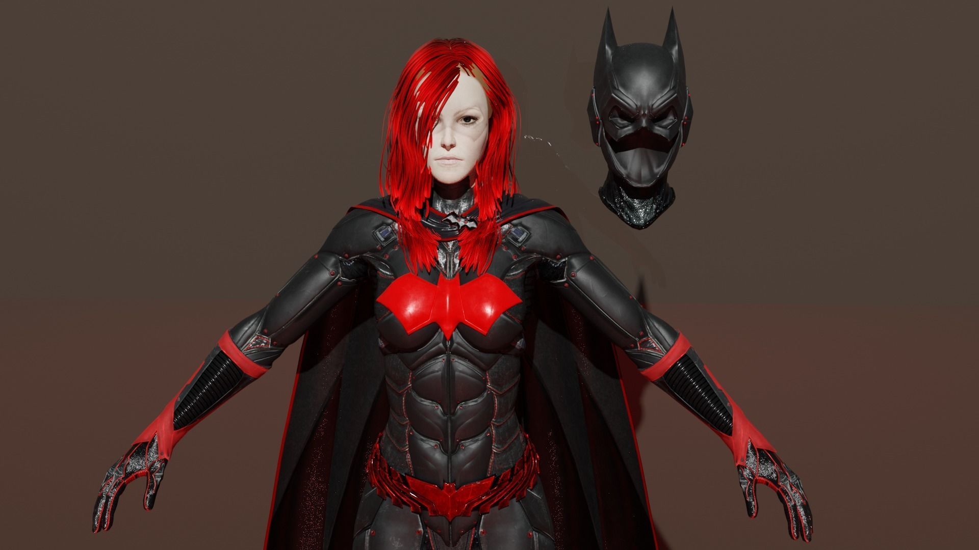 Bat Women 3D model_2