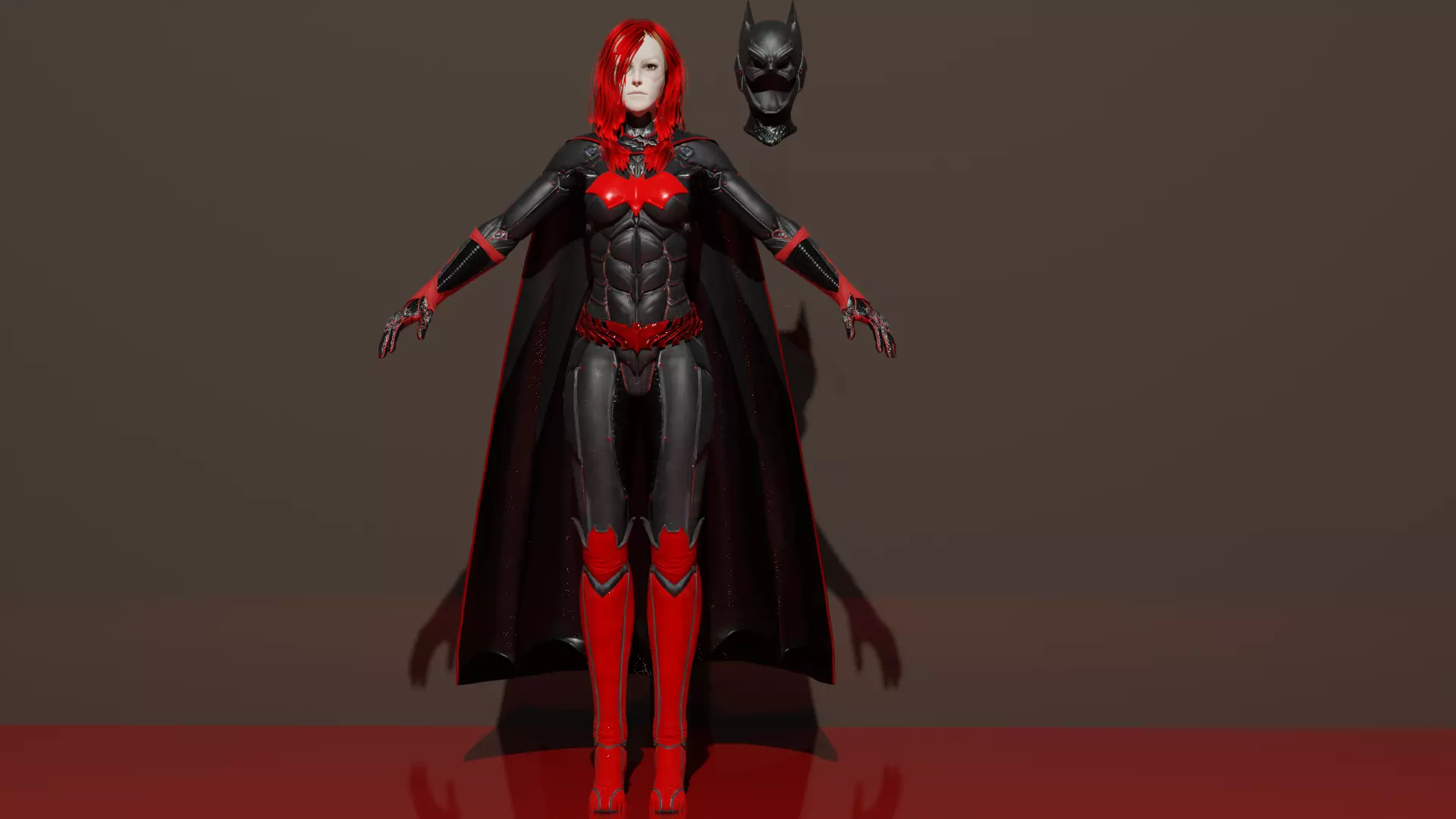 Bat Women 3D model_0