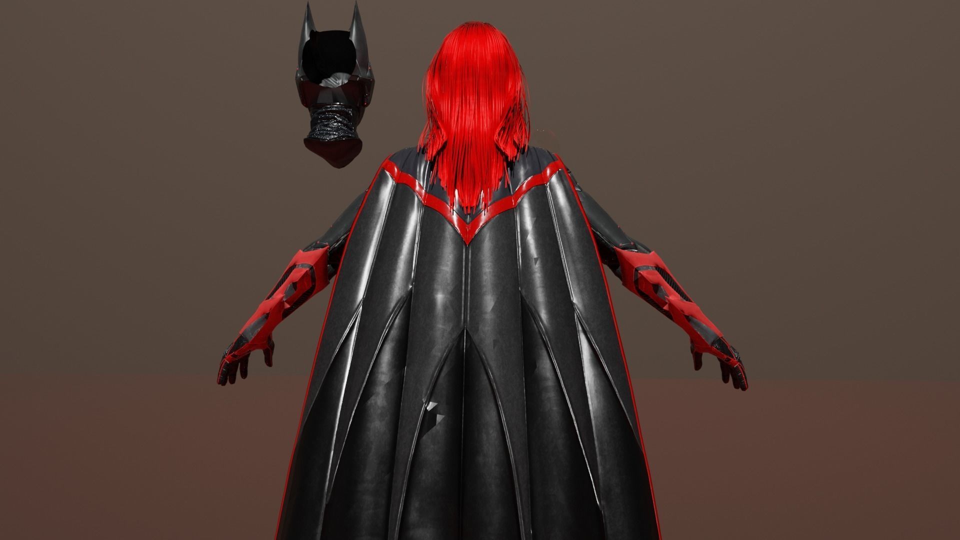 Bat Women 3D model_5