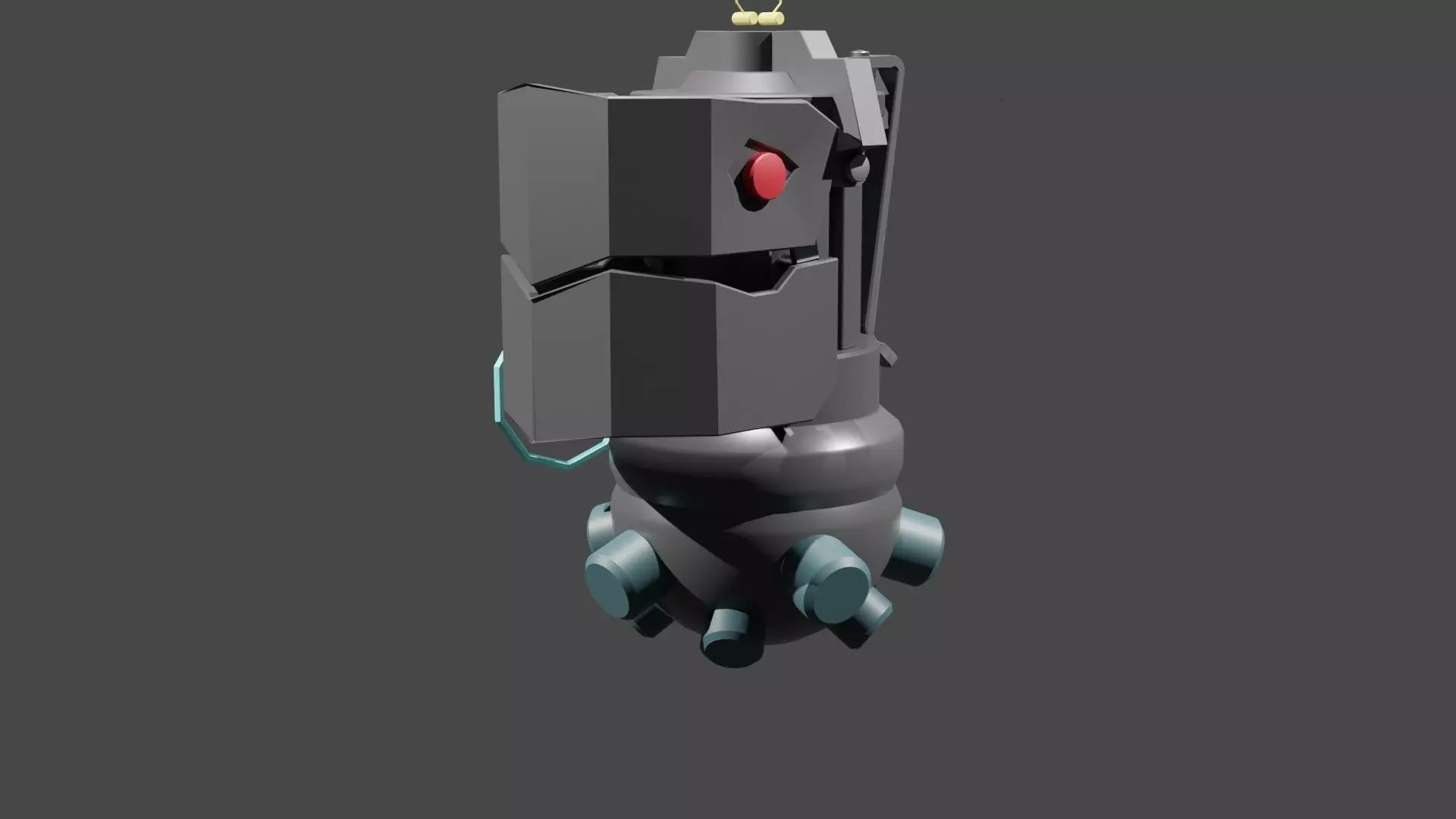 Jinx Blender Granade Low-poly 3D model_0