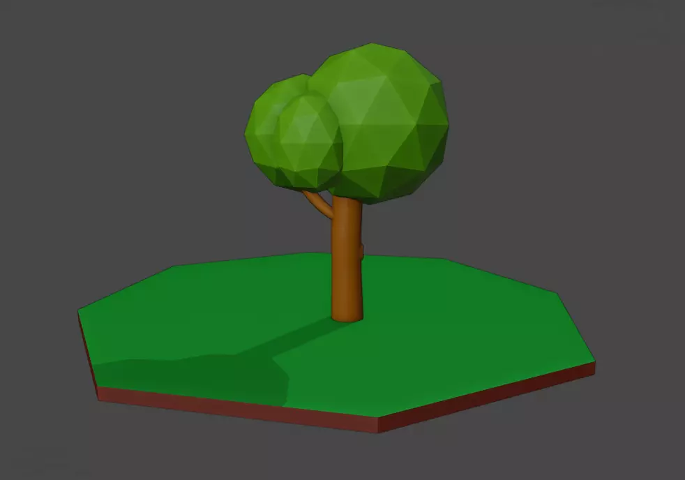 Low Poly Trees Pack Free low-poly 3D model