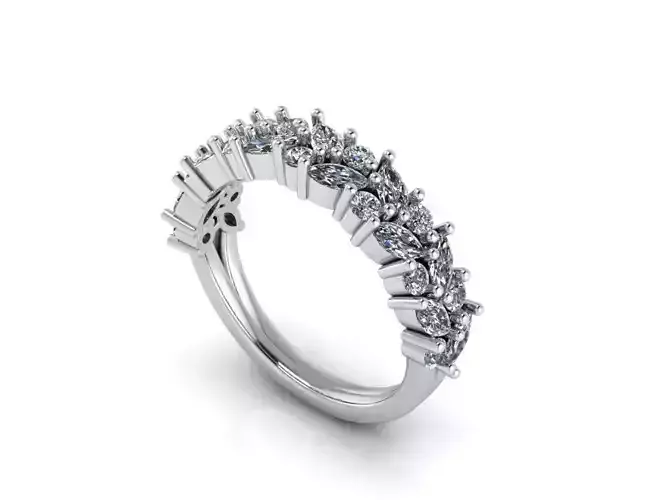 2 row diamond ring 362