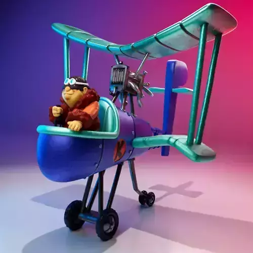 Klunk - Airplane 3D print model