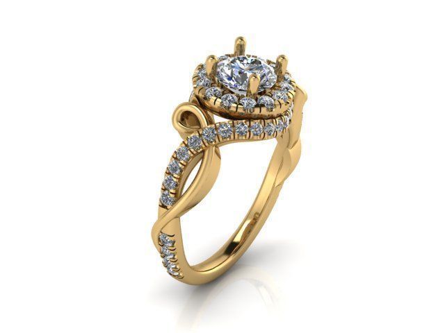 twisted ring 363 3D print model_2