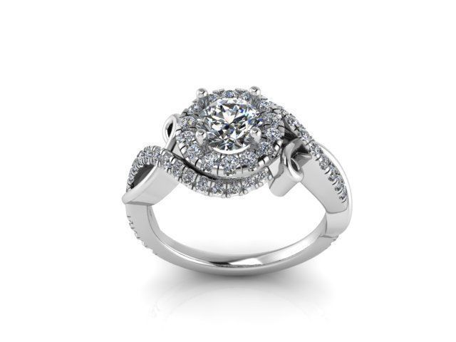 twisted ring 363 3D print model_3