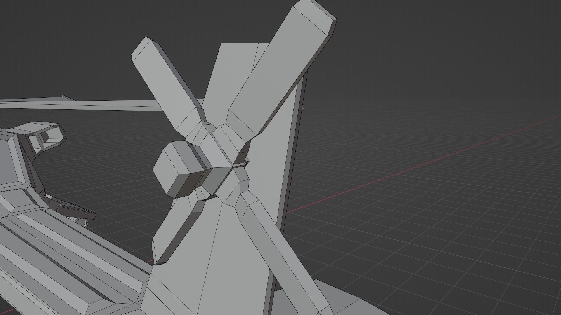 Attack Helicopter - Orka Mk3 Low-poly 3D model_36