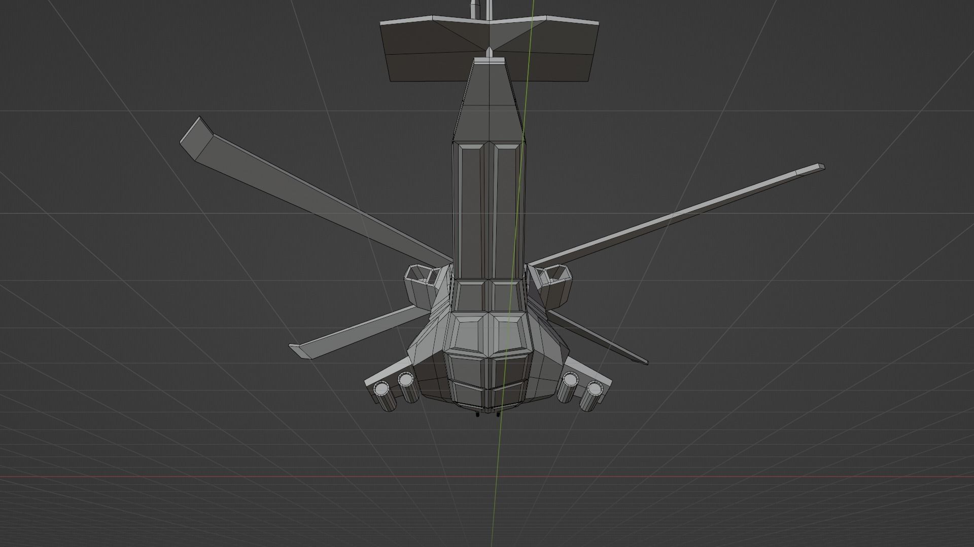 Attack Helicopter - Orka Mk3 Low-poly 3D model_27