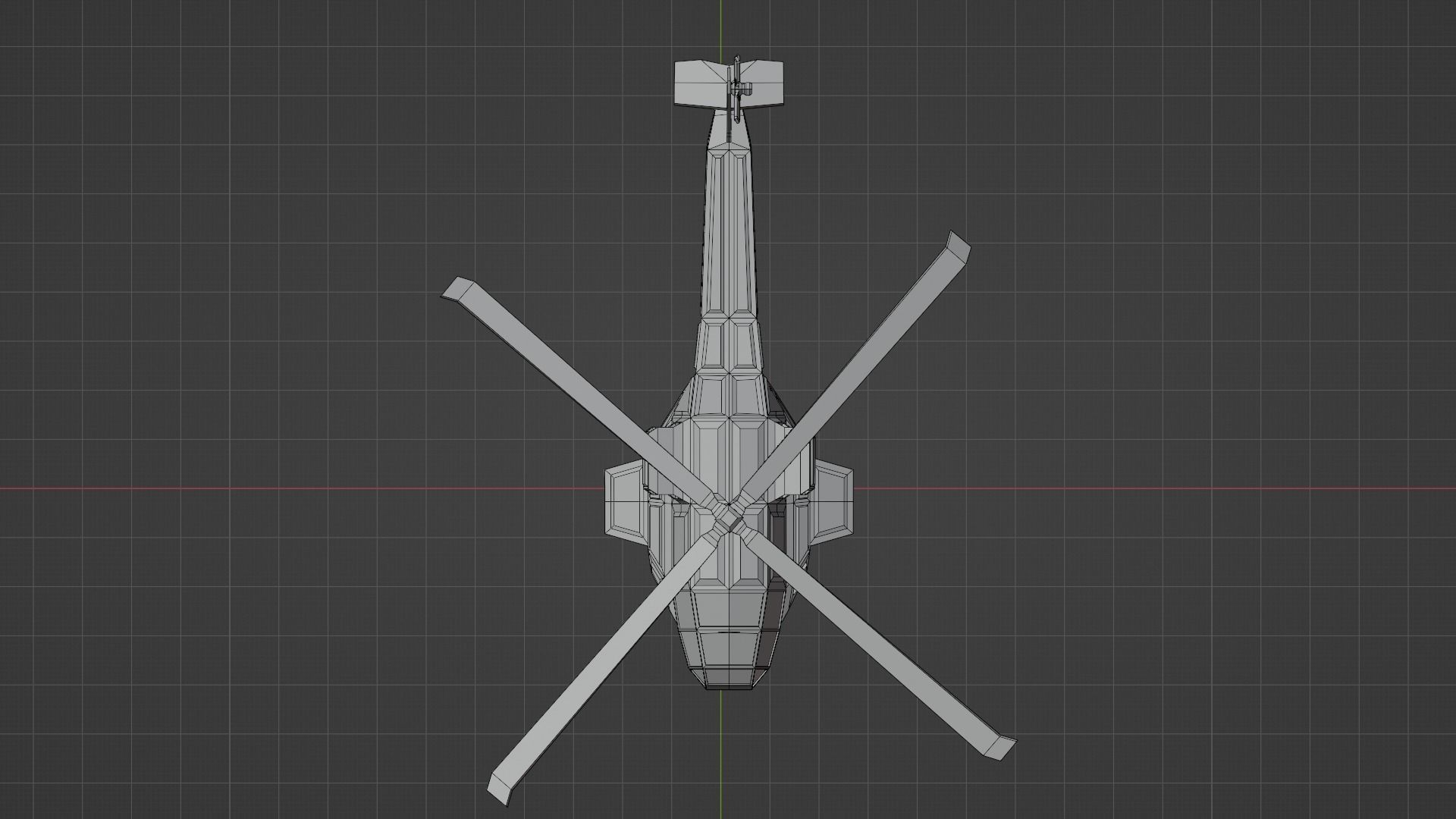 Attack Helicopter - Orka Mk3 Low-poly 3D model_33