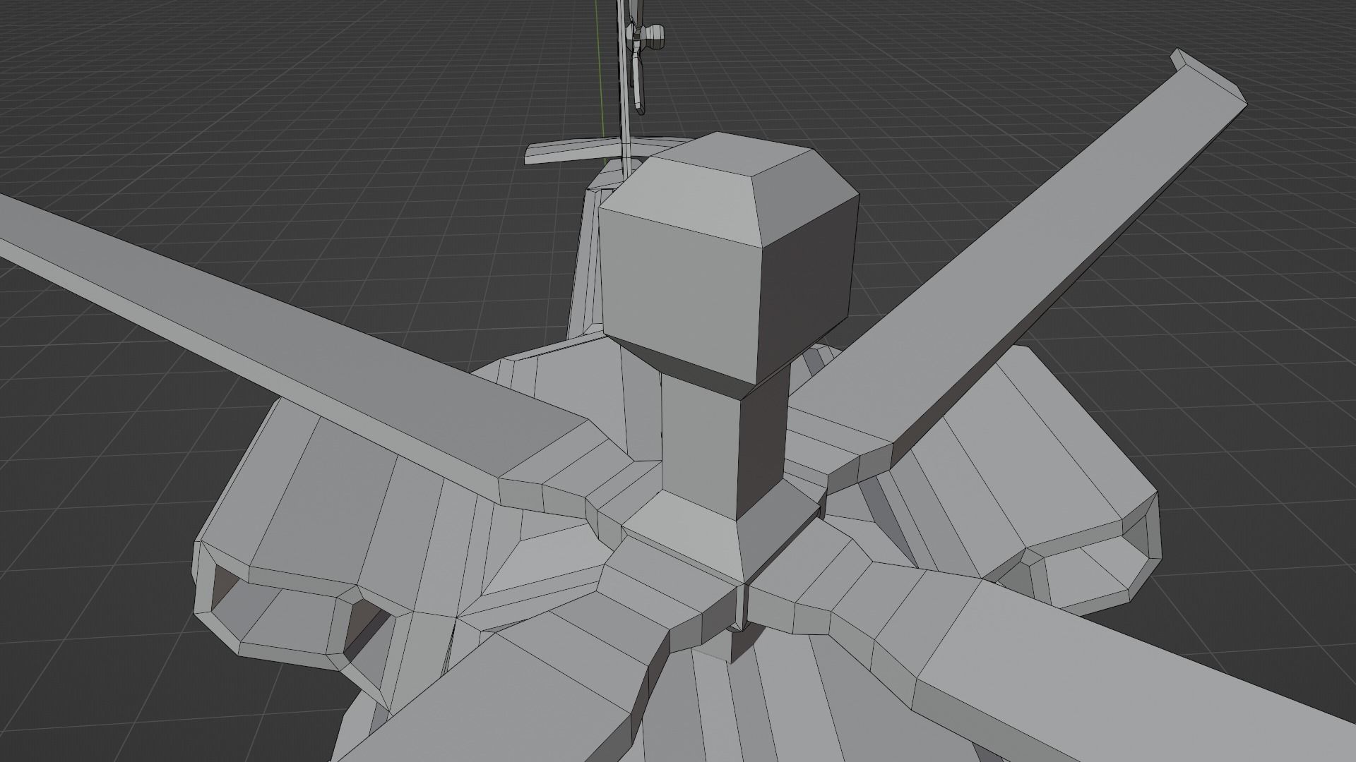 Attack Helicopter - Orka Mk3 Low-poly 3D model_35