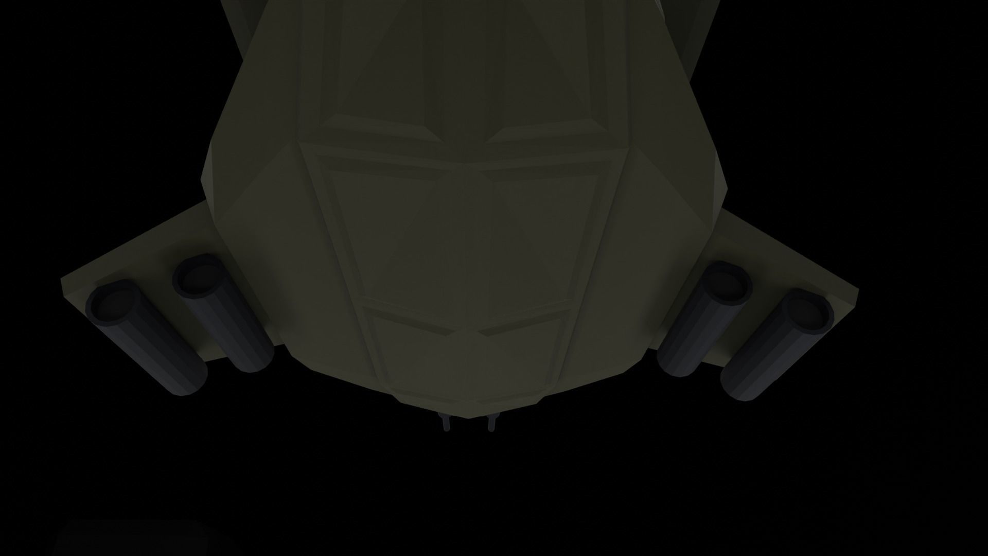 Attack Helicopter - Orka Mk3 Low-poly 3D model_11