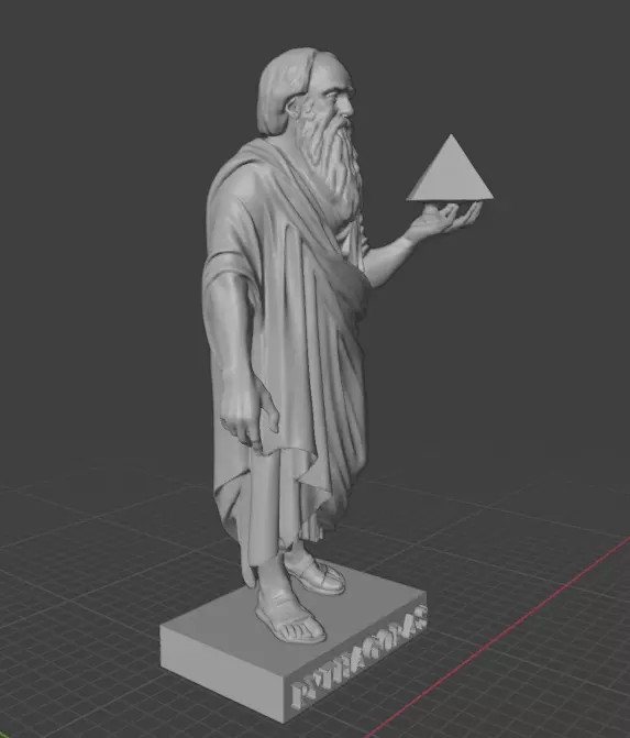 Pythagoras  3D print model_23