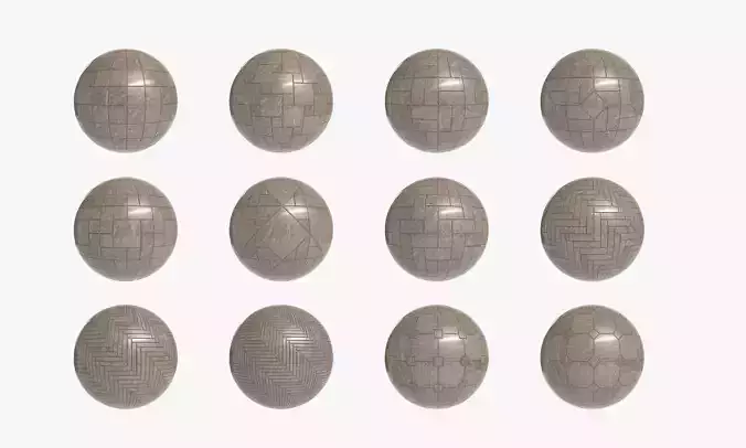 Tile 004 Cielo Granite Bundle V1 - 12 Types