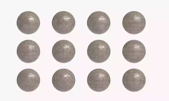 Tile 004 Cielo Granite Bundle V2 - 12 Types