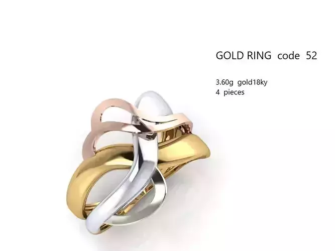 gold ring 3D print model