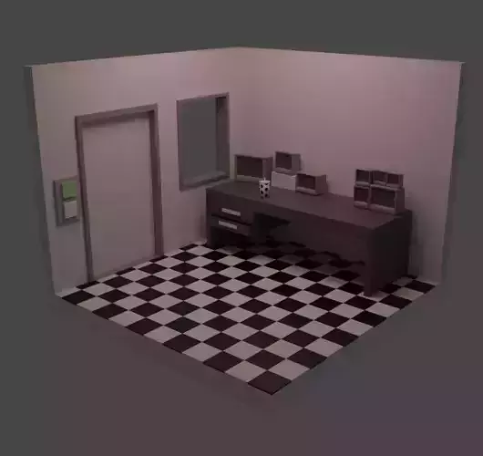 Security Room 3D model
