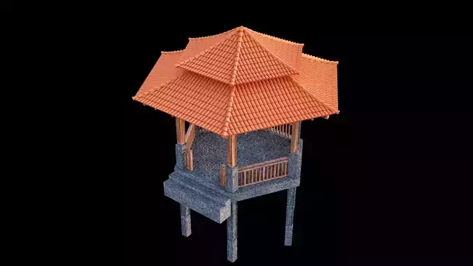 Pavilions wooden gazebo