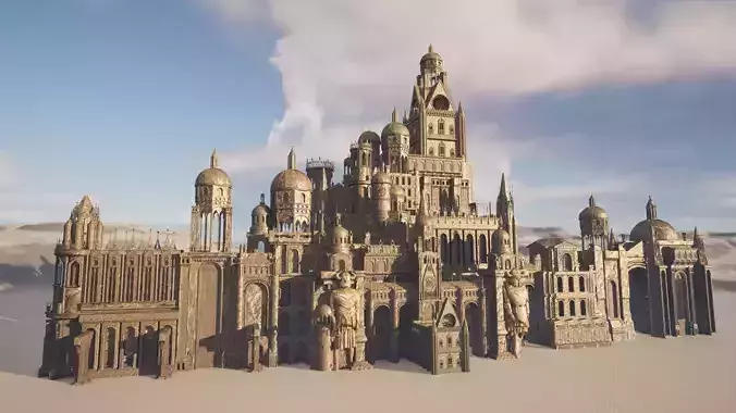 Ancient Ruins and Statues