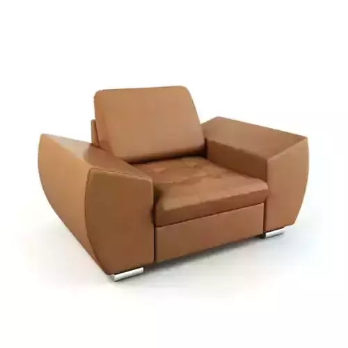 Brown Cushion Armchair