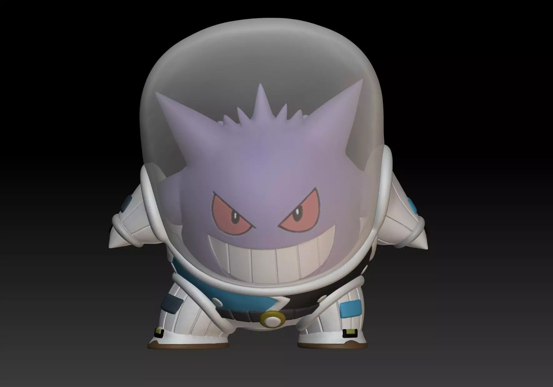 Pokemon Unite Gengar Space Style 3D print model_0