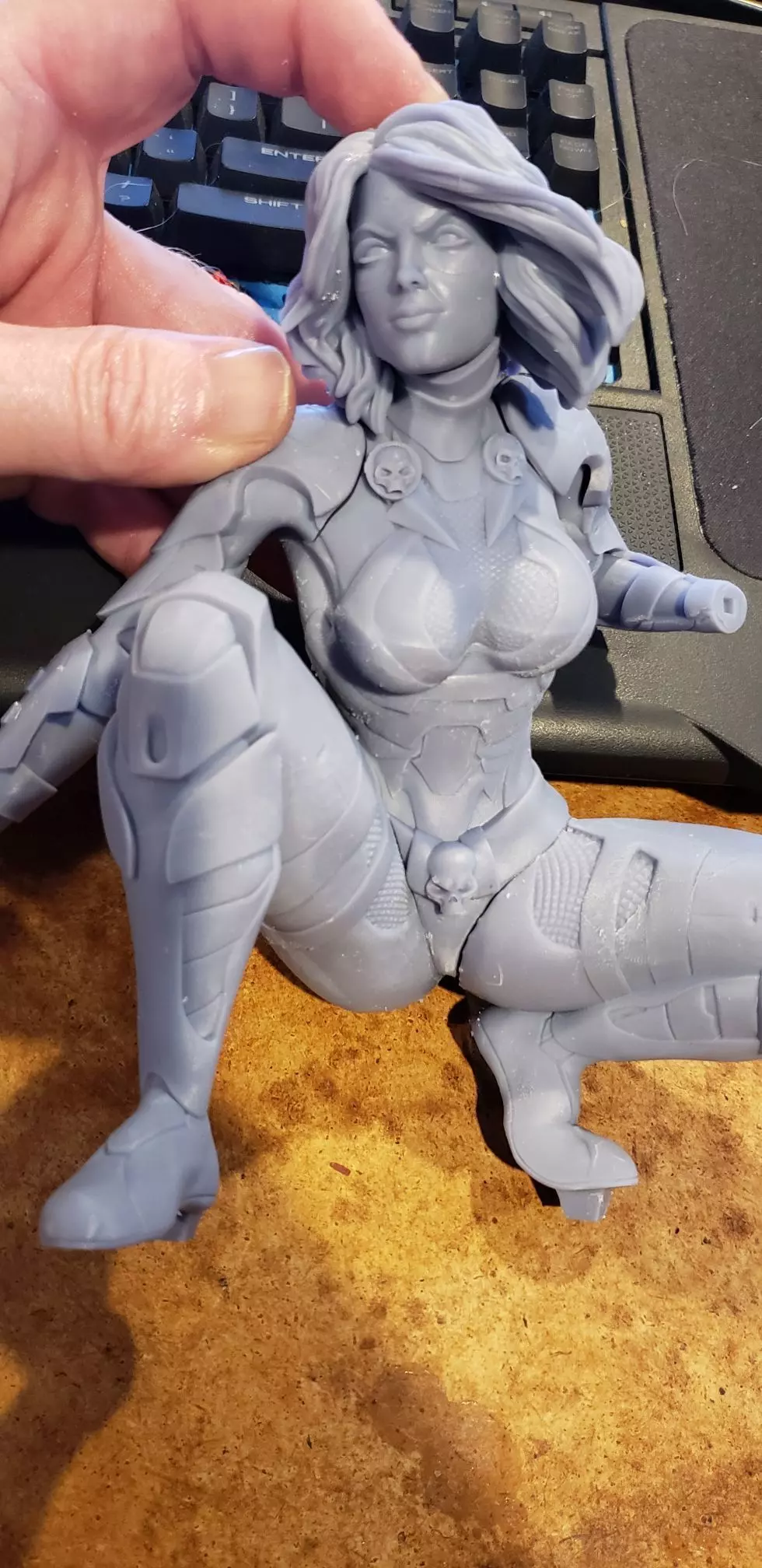 Gamora female superhero 3D print model_0