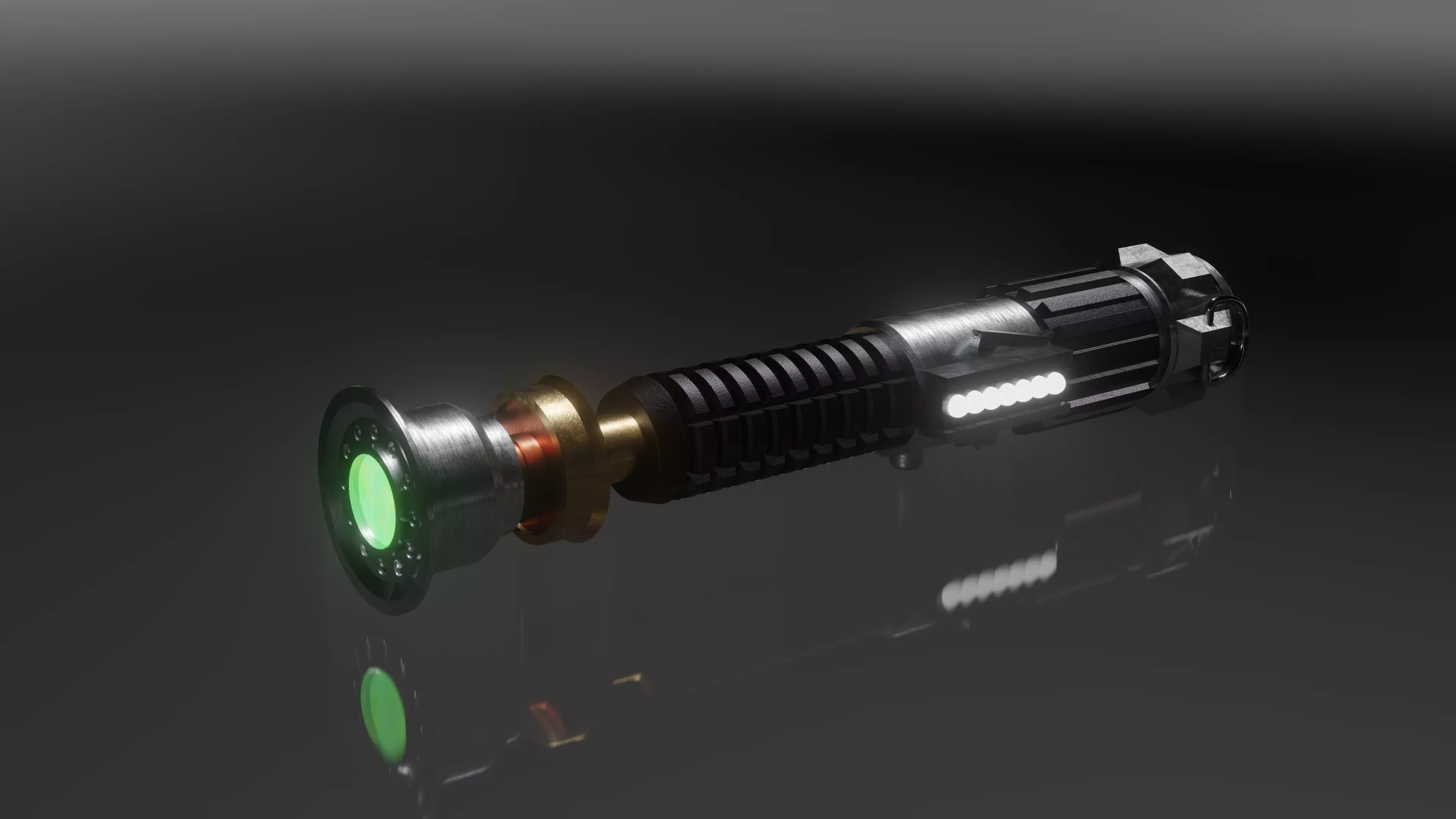 Obi-wan lightsaber  3D model_0