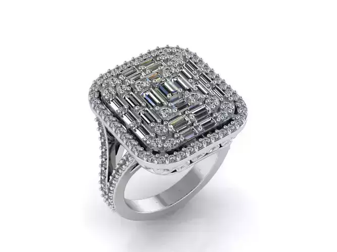 halo illusion seting ring 370