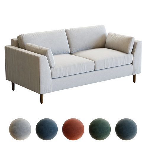 Crate and Barrel Avondale 73in Sofa 3D model