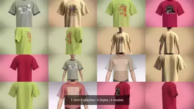 T-Shirt Collection- 4 Styles